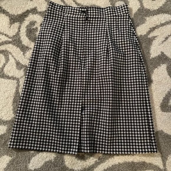Vintage J. Andrews Houndstooth Skirt and Jacket Junior Size 5/6 - Picture 7 of 9